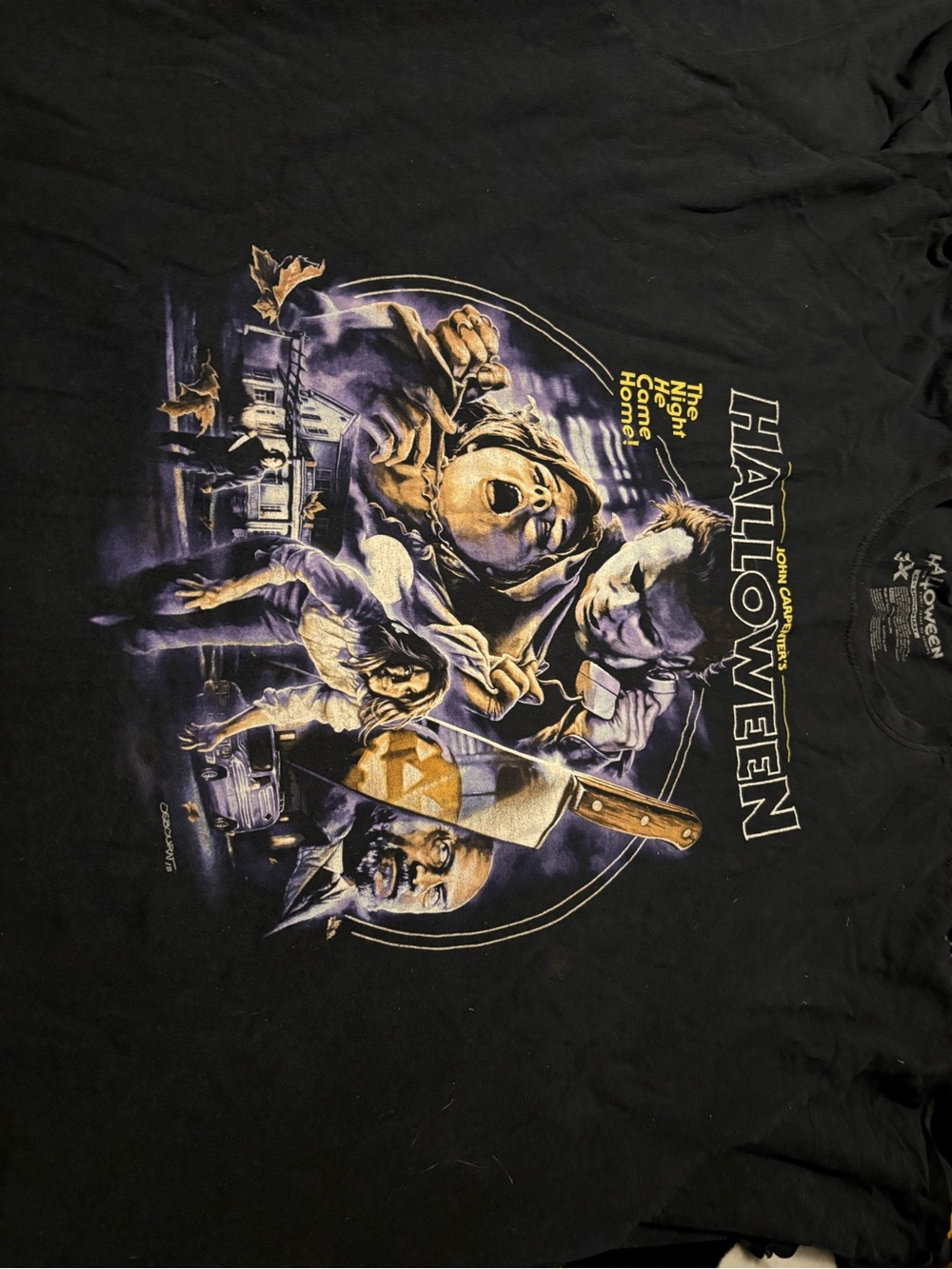 Halloween Graphic Black Men's T-Shirt